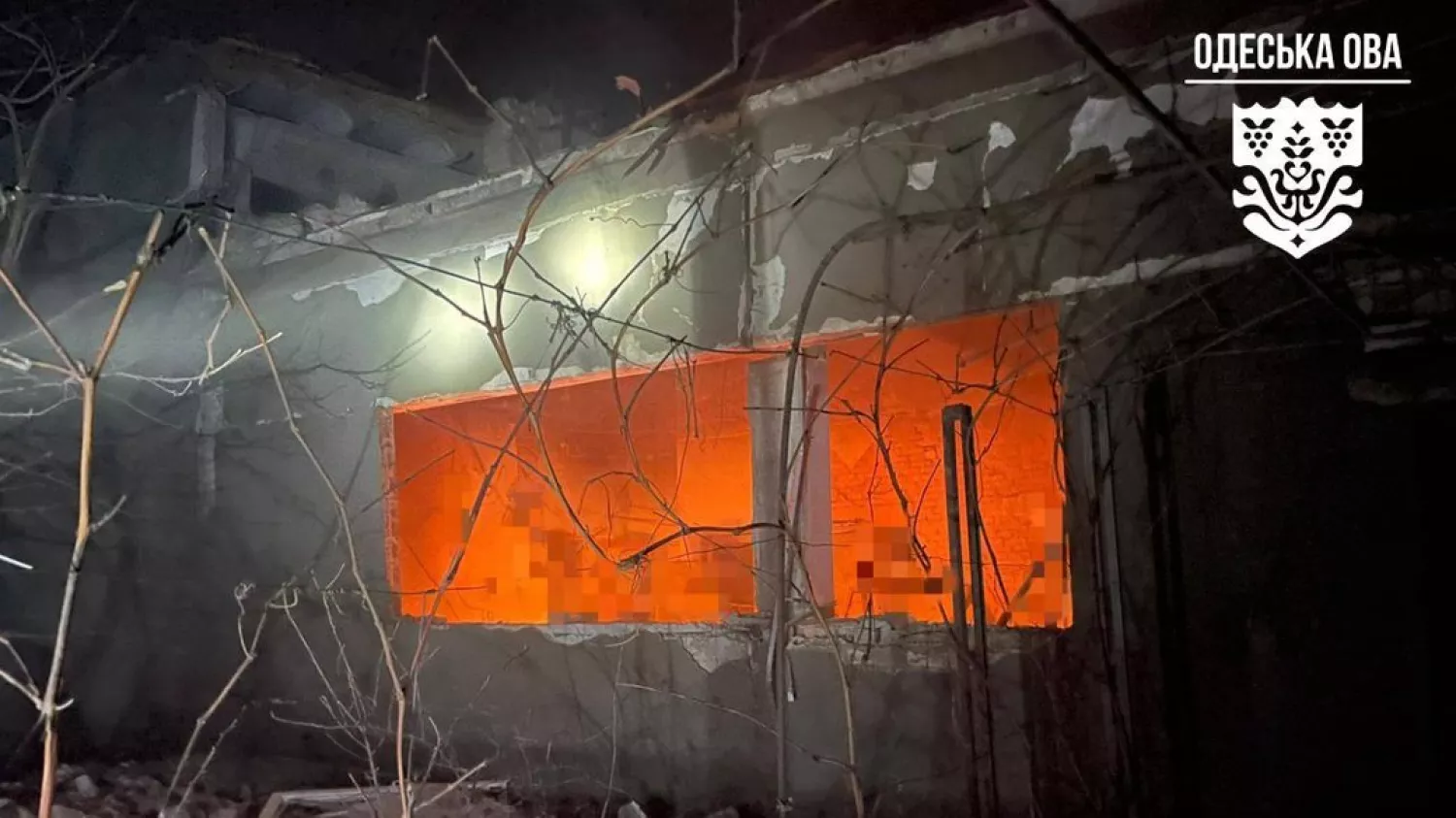 Наслідки обстрілу Одещини 11 грудня. Фото: Одеська ОВА