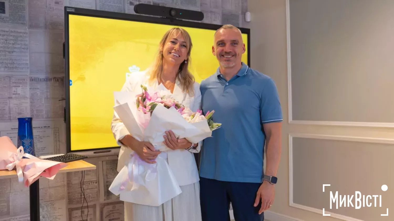 Тетяна Домбровська та Олександр Сєнкевич, фото НикВести