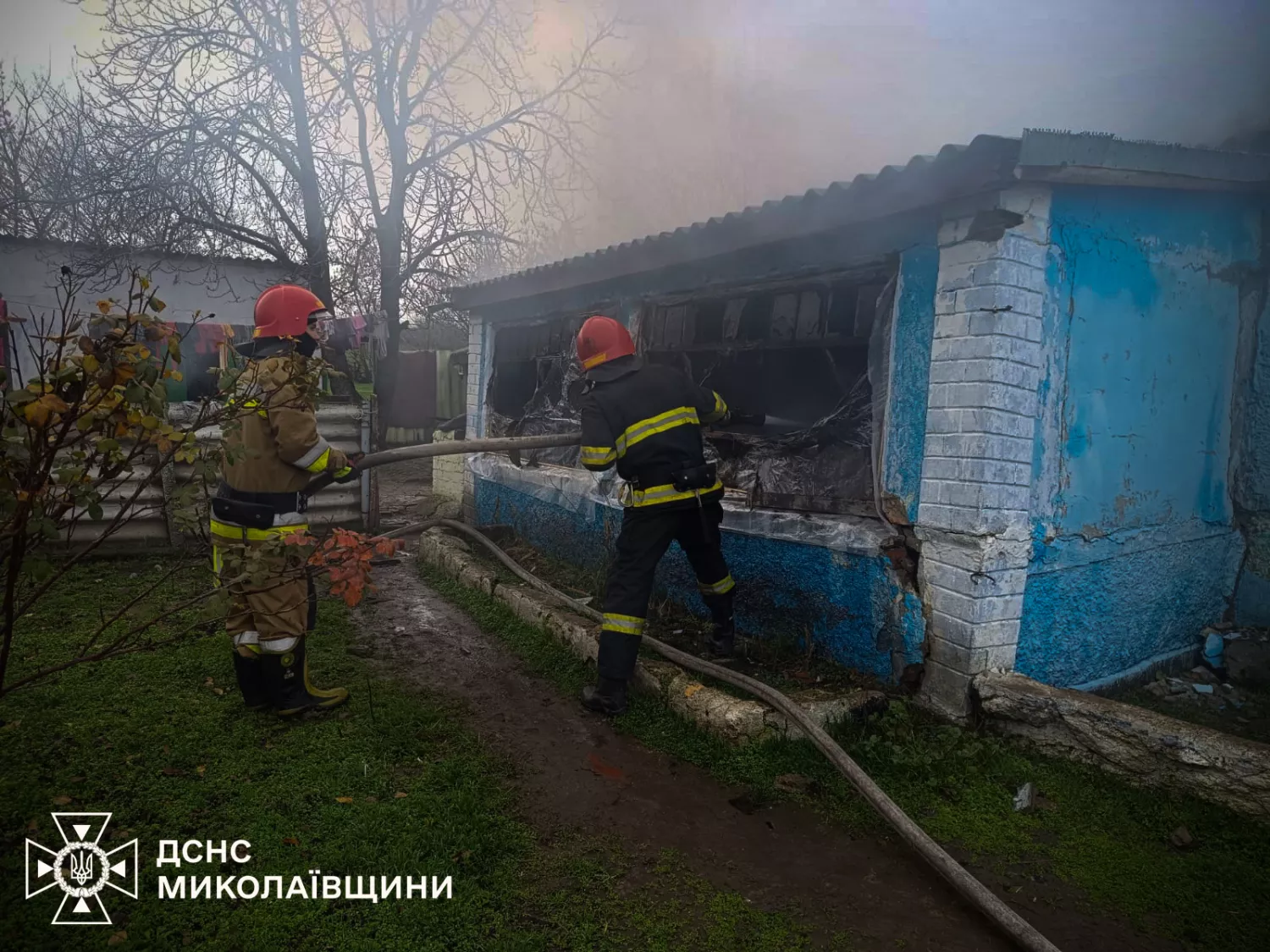 Пожежа на Миколаївщині. Фото: ДСНС, для ілюстрації