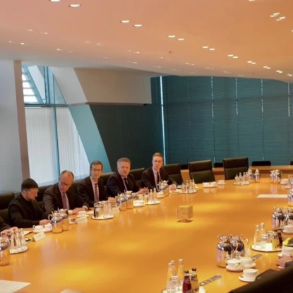 Американська делегація на переговорах у Берліні. Фото: Стів Віткофф, Х