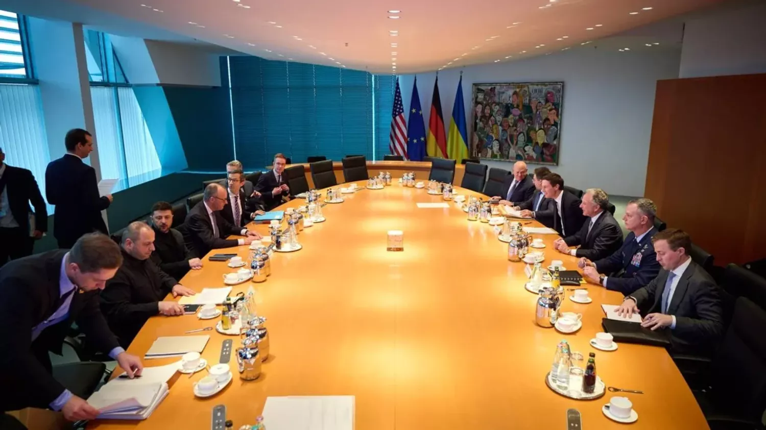 Переговори між українською та американською делегаціями в Берліні, 14 грудня 2025 року. Фото: Володимир Зеленський / Telegram