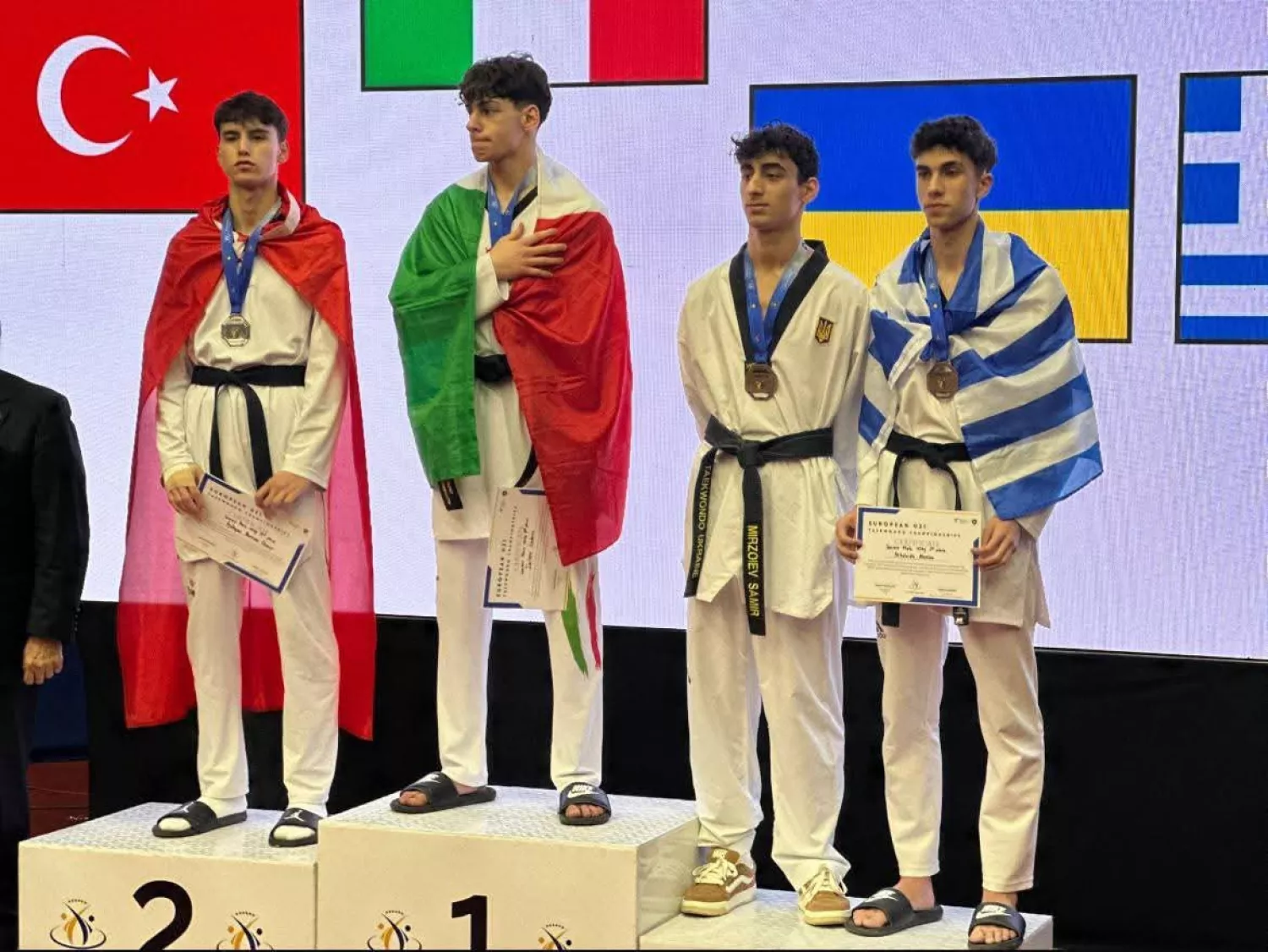 Спортсмен з Миколаївщини здобув бронзу на чемпіонаті Європи з тхеквондо U-21. Фото: Миколаївська ОВА