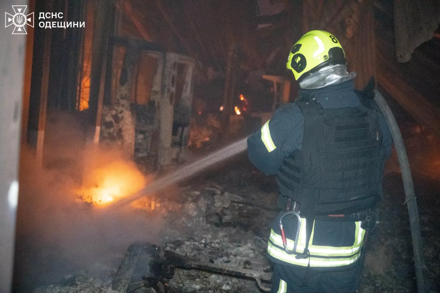 Наслідки удару по Одеській області 16 грудня. Фото: ДСНС