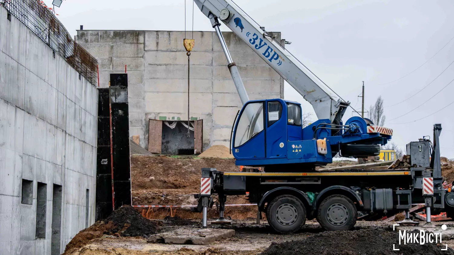 Будівництво очисних води для Миколаєва, фото «МикВсті»
