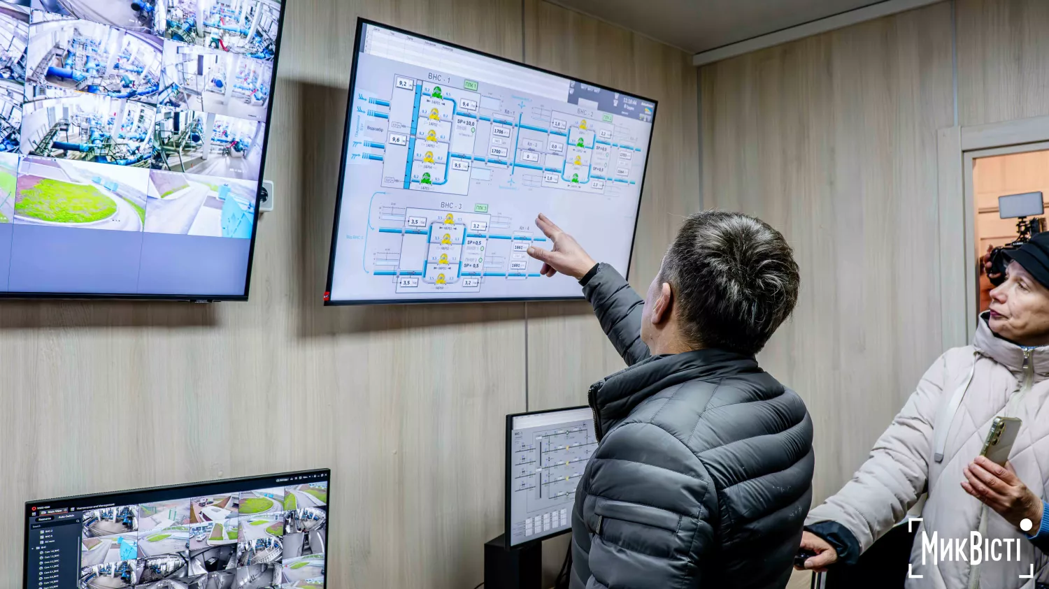 Пункт моніторингу роботи насосоної станції, фото «МикВісті»