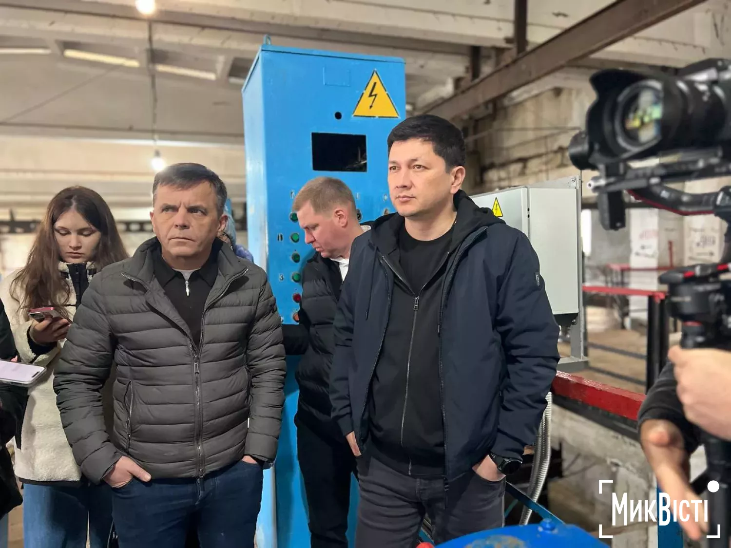 Очільник Миколаївської обласної військової адміністрації Віталій Кім та голова Держагентства відновлення Сергій Сухомлин, фото «МикВісті»