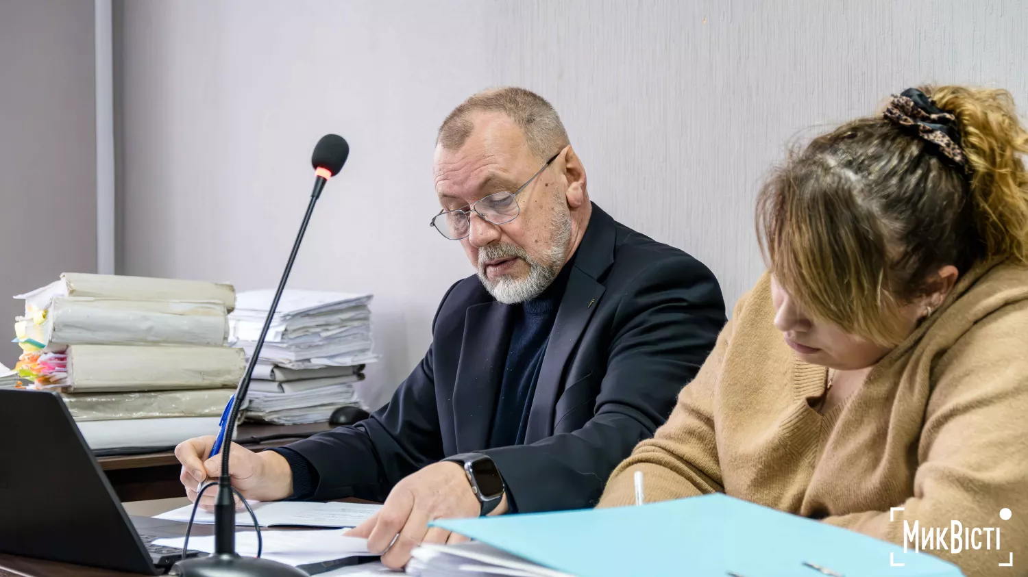 Сторона захисту - адвокати Володимир Тимошин та Анастасія Гречана. Фото: МикВісті