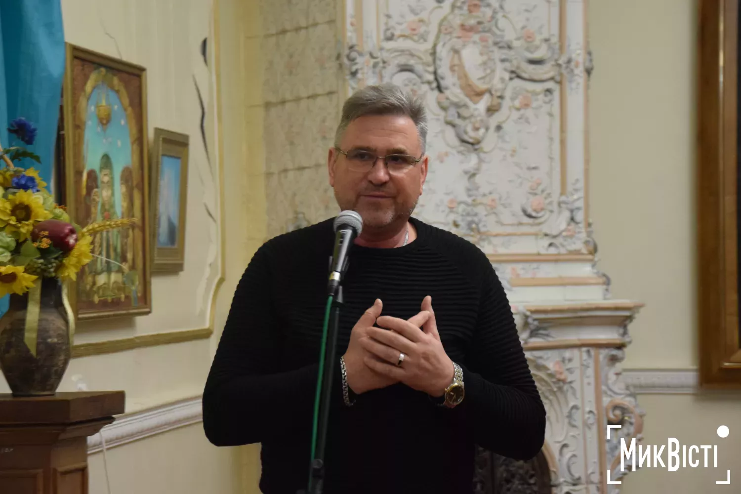 Заступник начальника управління культури, національностей та релігій Миколаївської обласної військової адміністрації Віталій Бойченко. Фото: МикВісті