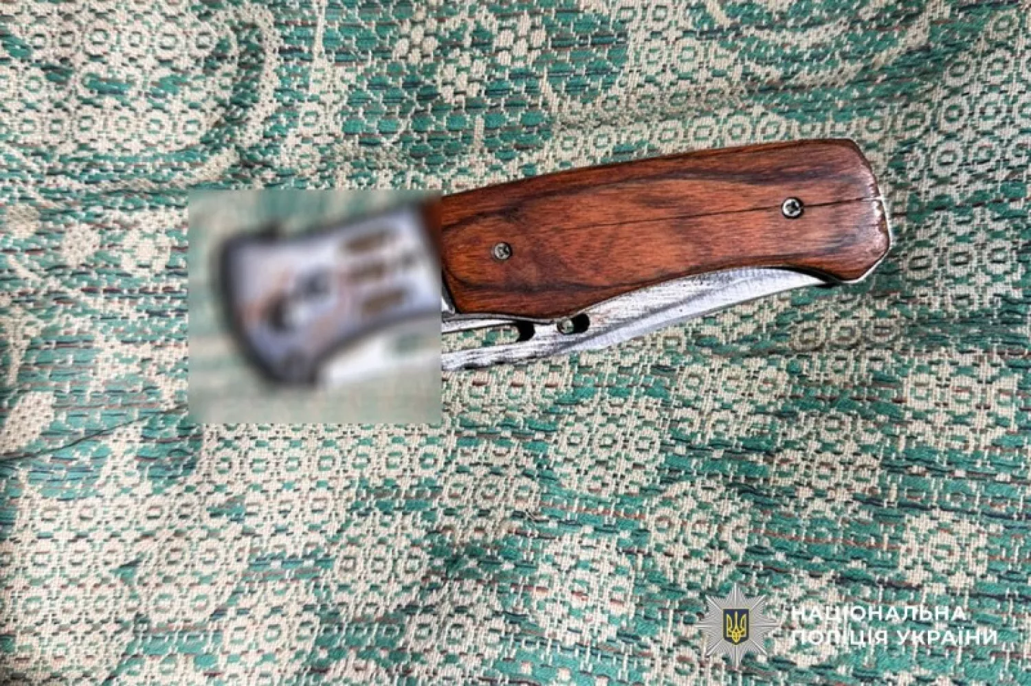 на Миколаївщині затримали чоловіка за підозрою у замаху на знайомого. Фото: Нацполіція Миколаївської області