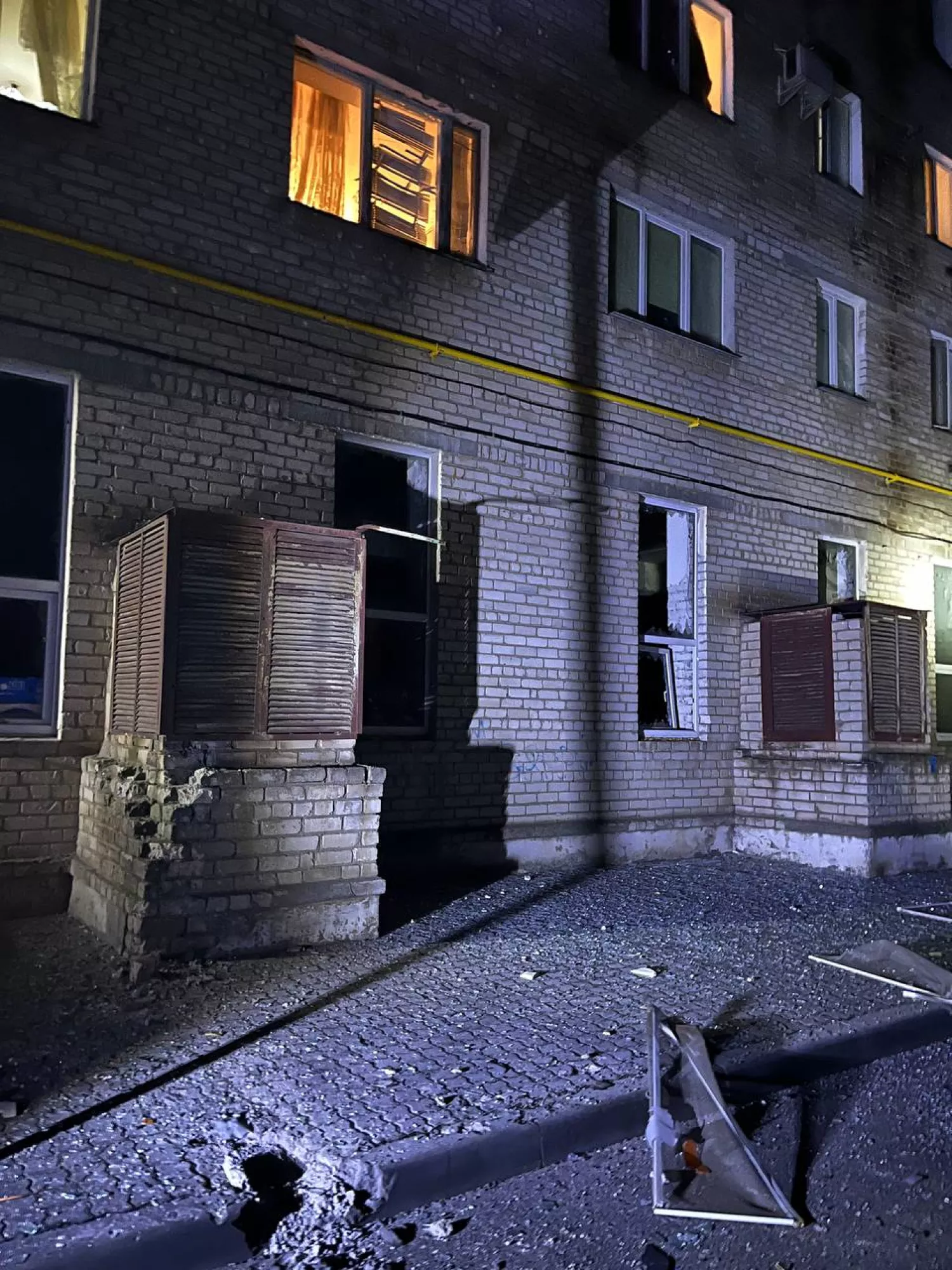 Обстріли Миколаєва 17 грудня дроном «Молнія». Фото: Миколаївська філія