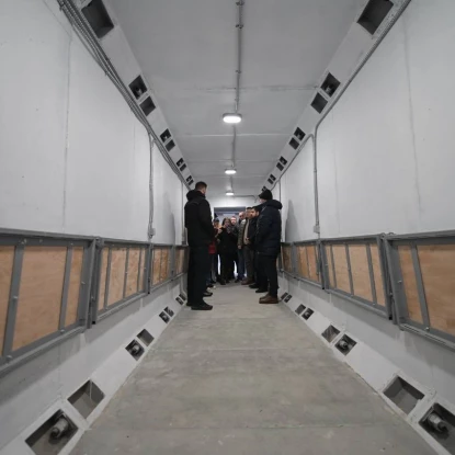 Перше мобільне укриття встановлене в Києві. Фото: Тимур Ткаченко, Facebook