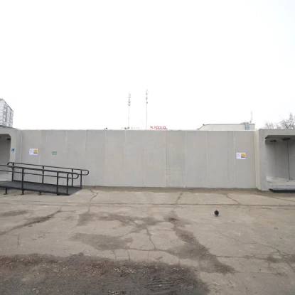 Перше мобільне укриття встановлене в Києві. Фото: Тимур Ткаченко, Facebook