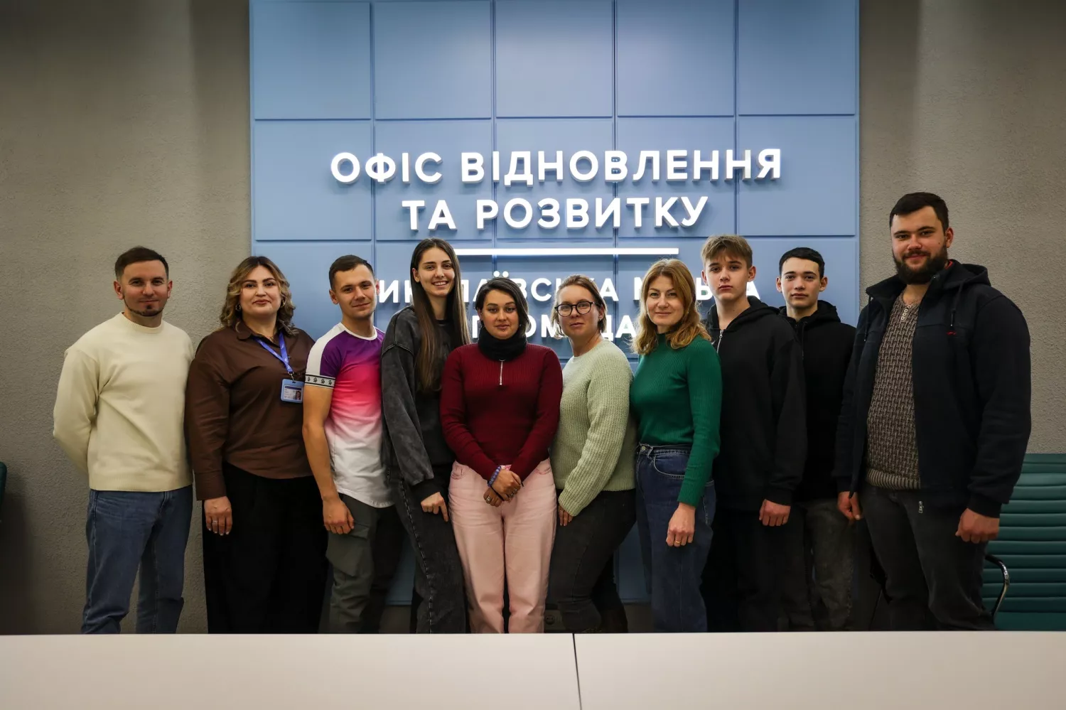 Зустріч молоді Первомайська із заступником міського голови Сергієм Коренєвим. Фото: Агенція розвитку Миколаєва