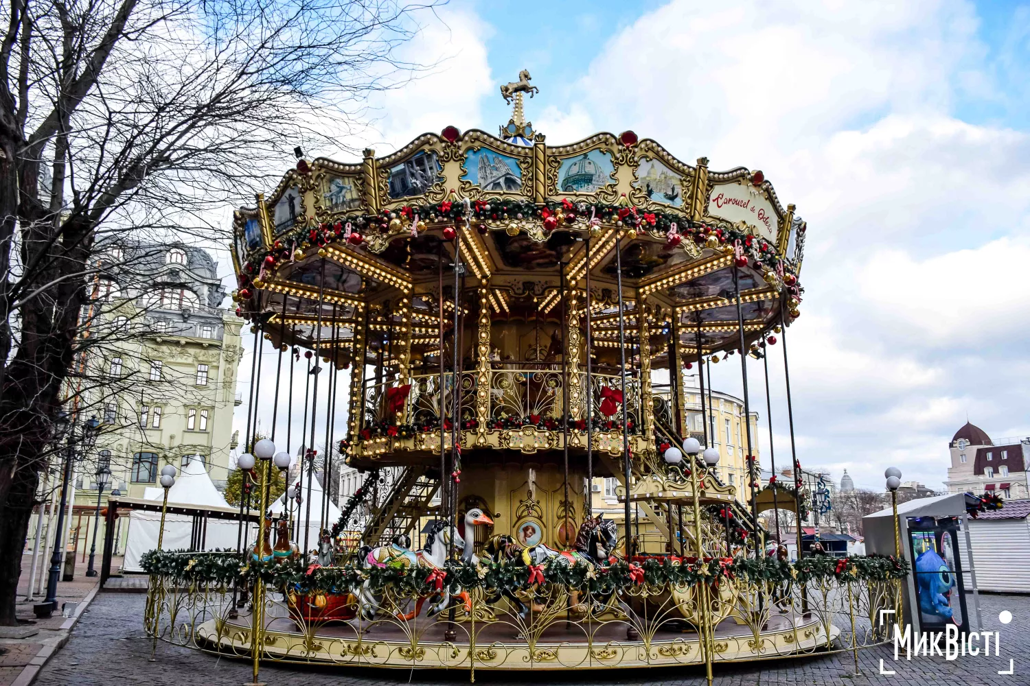 Одеса напередодні новорічних свят, грудень 2025 року, фото «НикВести»