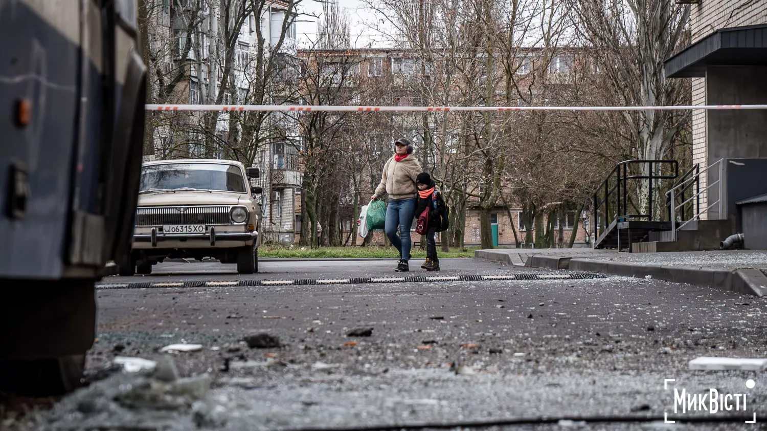 Наслідки російського обстрілу в Миколаєві, 17 грудня 2025 року. Фото для ілюстрації НикВести