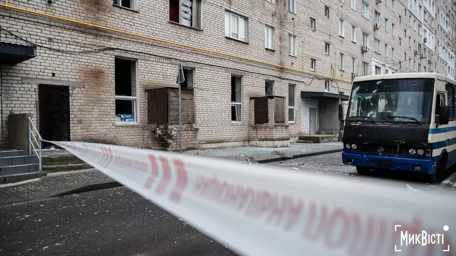 Наслідки російського обстрілу в Миколаєві, 17 грудня 2025 року. Ілюстраційне фото: НикВести