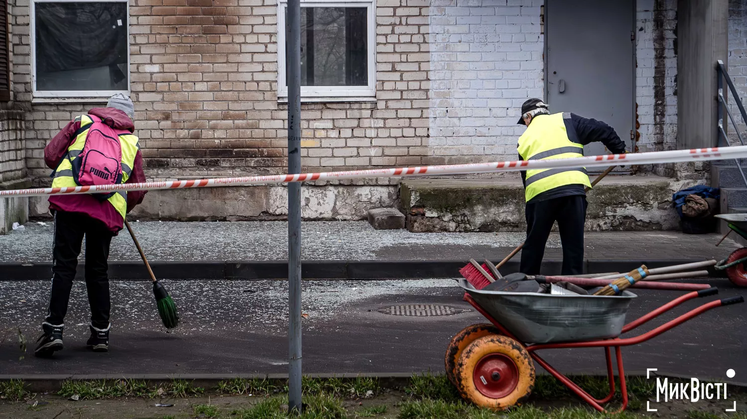 Наслідки російського обстрілу в Миколаївщини. Фото: МикВісті
