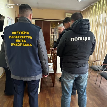 Підозри від правоохоронців отримала підприємиця Ірина Стоєва та керівник КОП Петро Вашеняк. Фото: Миколаївська обласна прокуратура