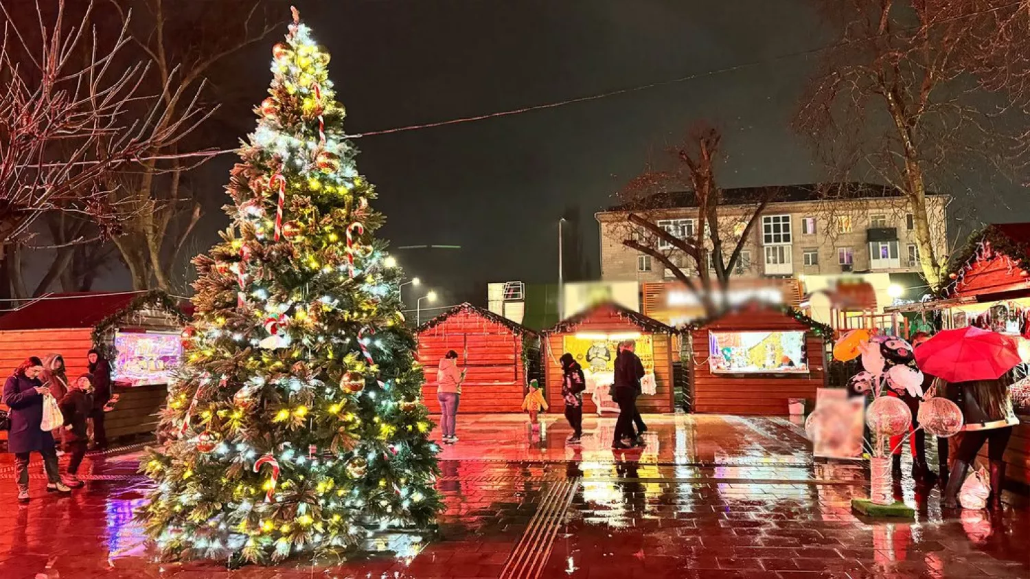 Ялинка у Кропивницькому. Фото: Суспільне Кропивницький