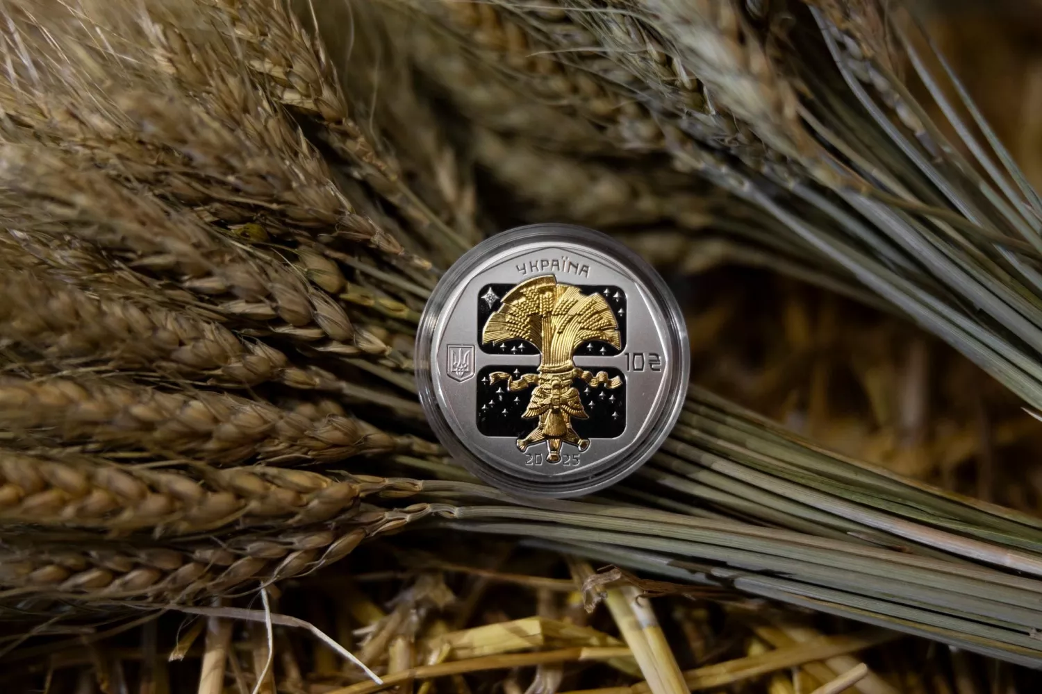 Нацбанк України випустив нову пам’ятну монету «Дух Різдва». Фото: НБУ