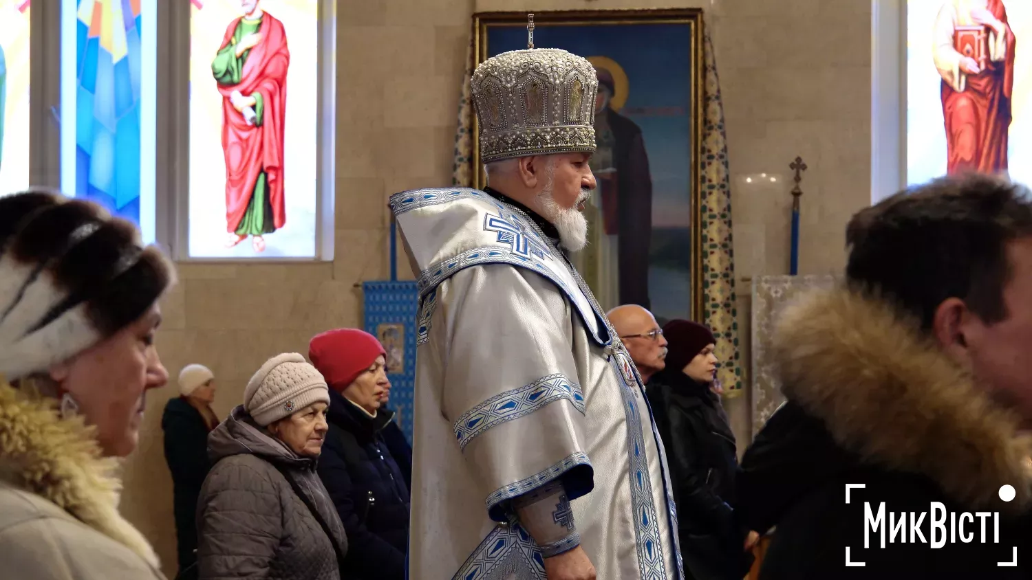 Урочиста меса до Святвечора в костелі Святого Йосифа 24 грудня. Фото: МикВісті
