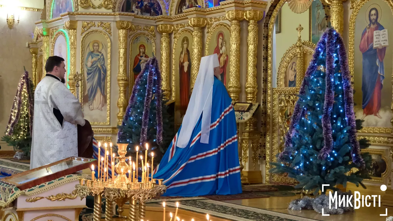 Урочиста меса до Святвечора в костелі Святого Йосифа 24 грудня. Фото: МикВісті