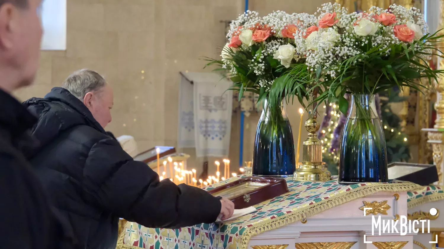 Урочиста меса до Святвечора в костелі Святого Йосифа 24 грудня. Фото: МикВісті