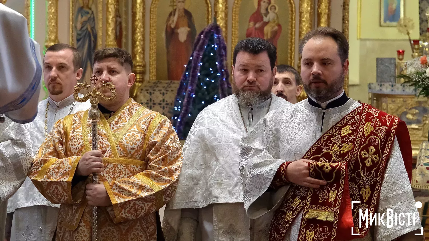 Урочиста меса до Святвечора в костелі Святого Йосифа 24 грудня. Фото: МикВісті