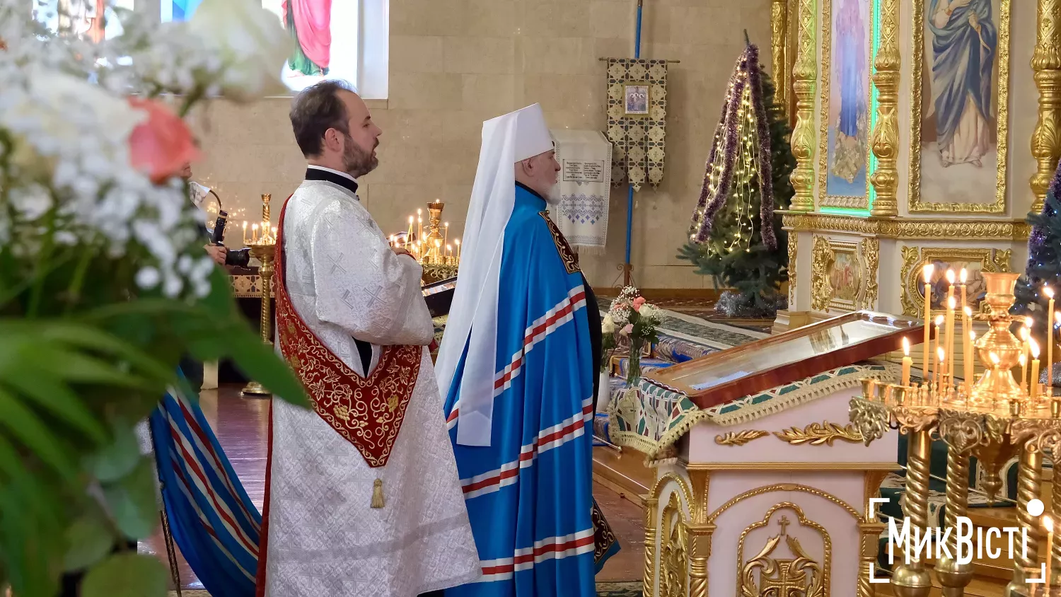 Урочиста меса до Святвечора в костелі Святого Йосифа 24 грудня. Фото: МикВісті