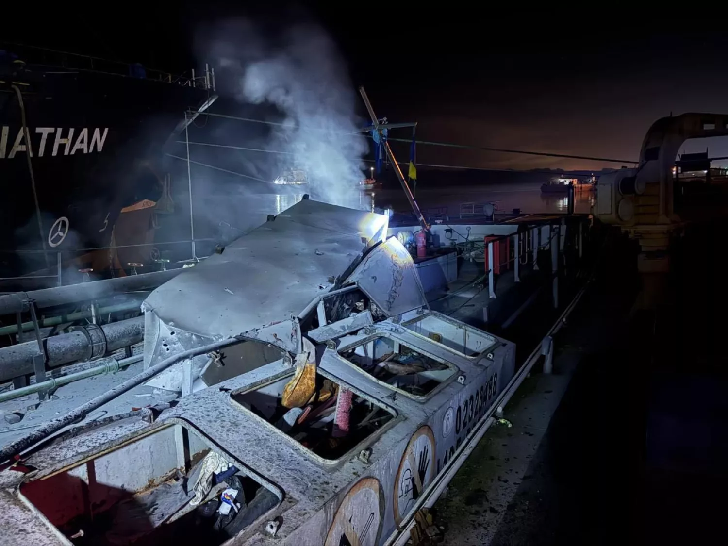Дрони вдарили по портах на Миколаївщині і Одещині 26 грудня. Фото: Олексій Кулеба