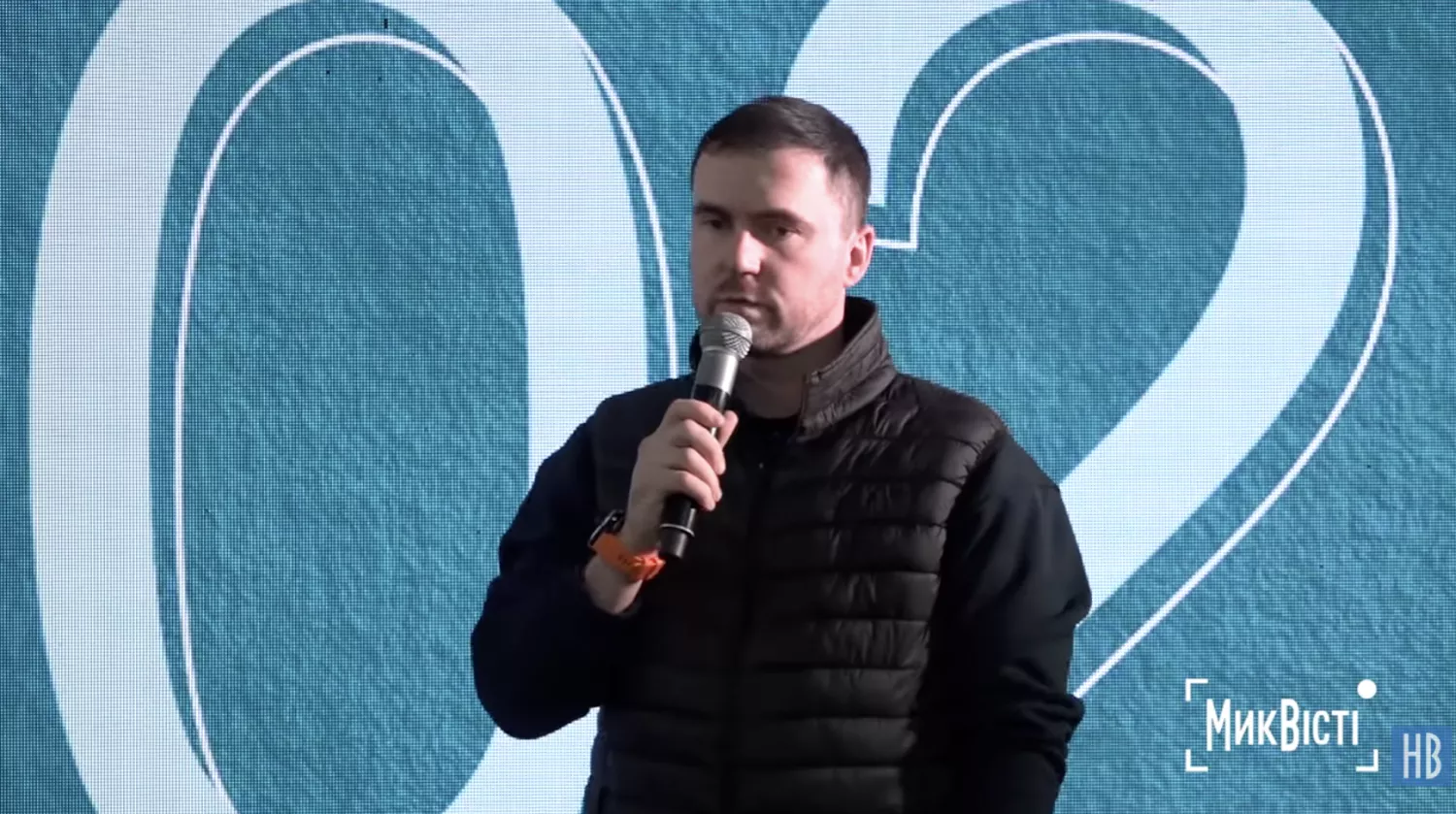 В’ячеслав Базаренко, скриншот з пресконференції