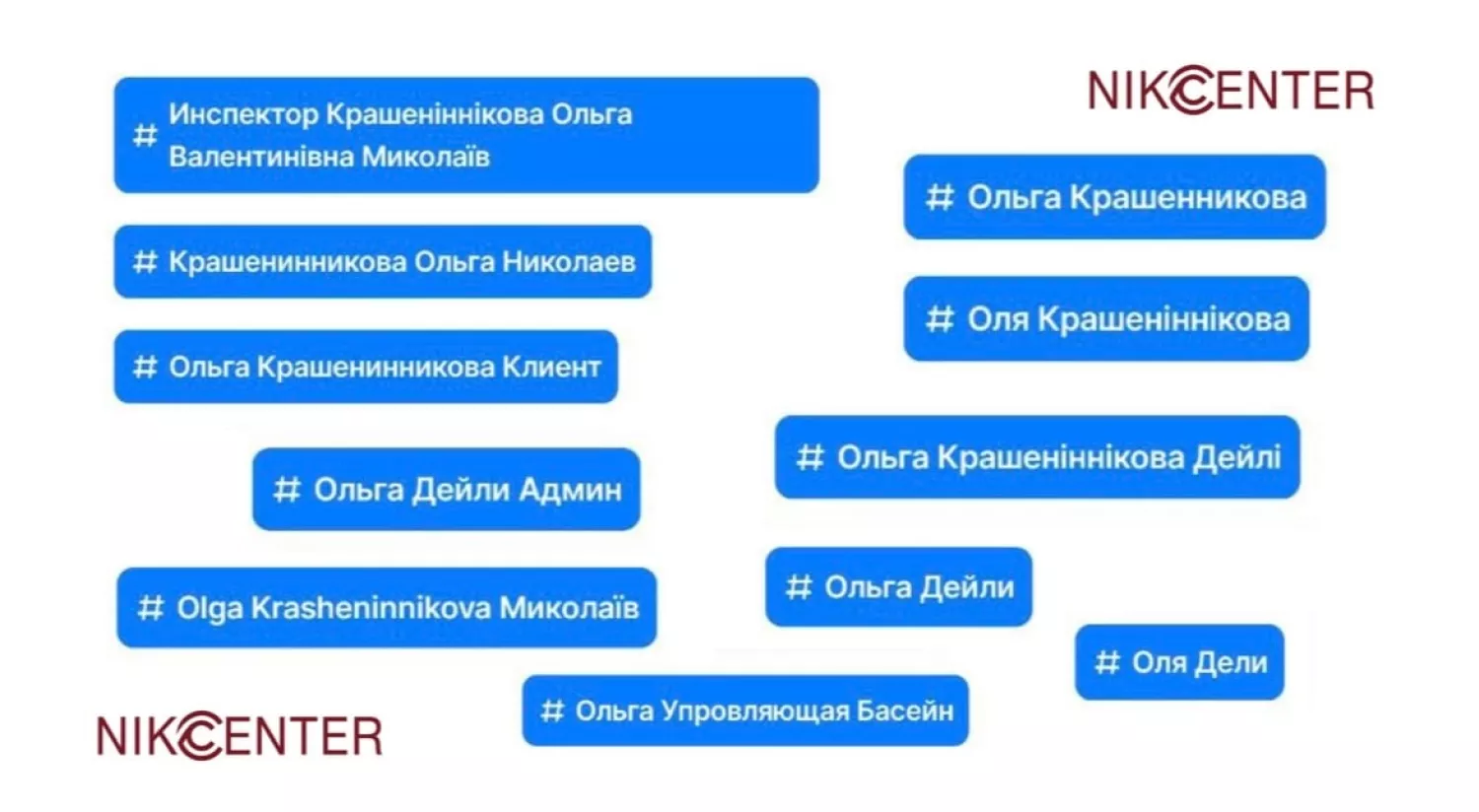 Теги до телефону Ольга Крашеніннікова. Фото: Nikcenter