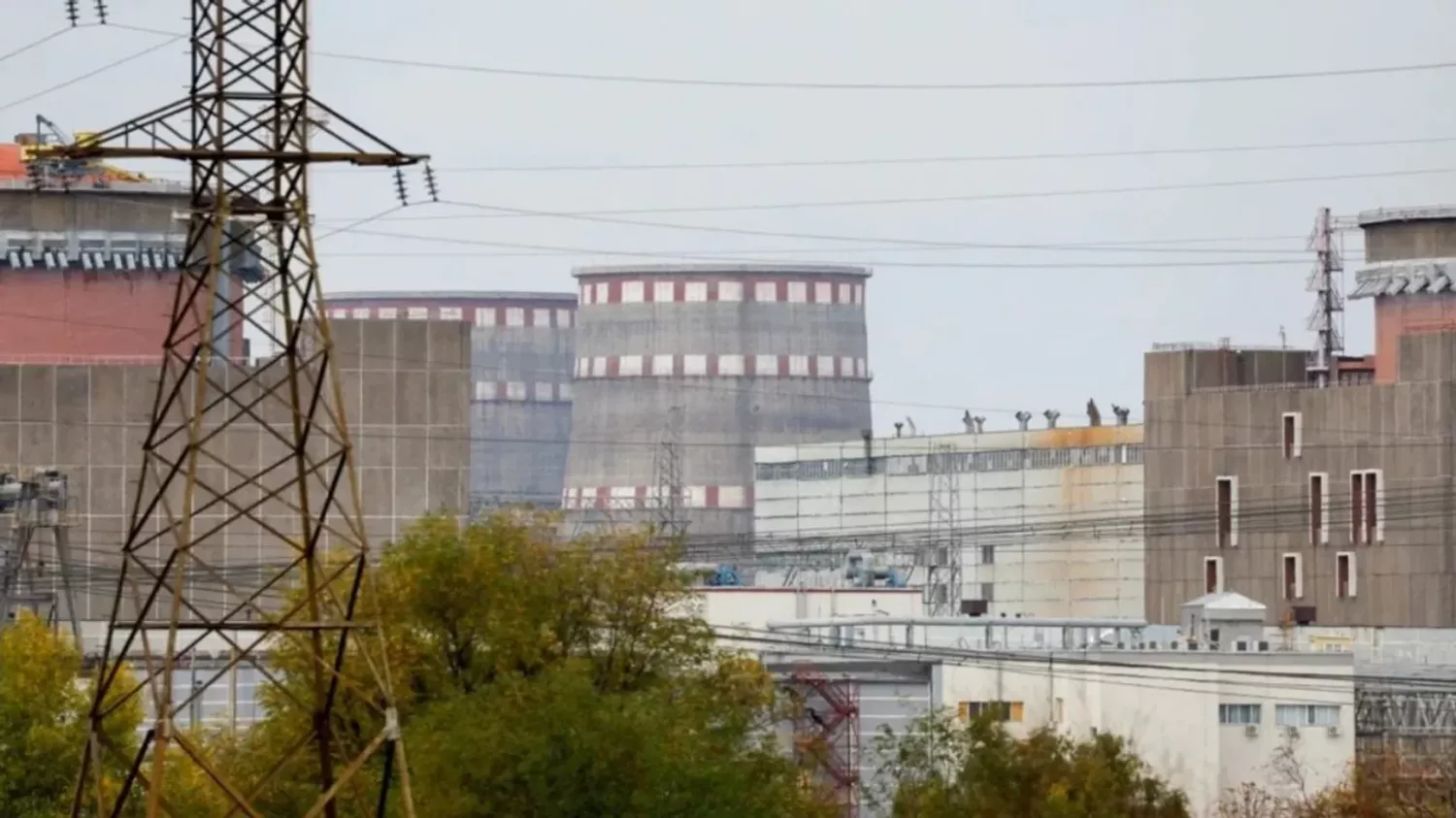 Тимчасово окупована Запорізька АЕС. Фото: &laquo;Укренерго&raquo;