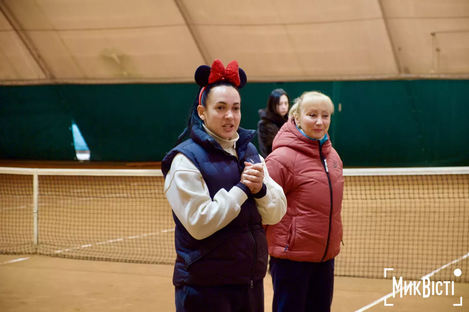 Тренування для миколаївських тенісистів з нагоди Нового року. Фото: МикВісті
