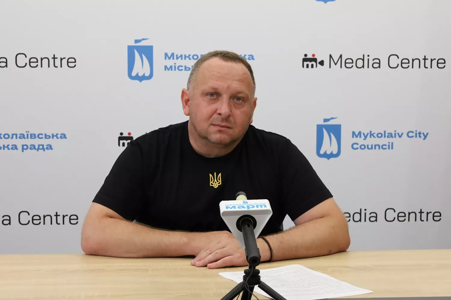 Начальник управління з питань надзвичайних ситуацій та цивільного захисту населення Миколаївської міської ради Роман Возняк. Фото: Миколаївська міська рада