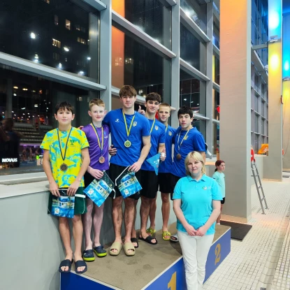 Четверо стрибунів з Миколаївщини здобули медалі на чемпіонаті України. Фото: Федерація України