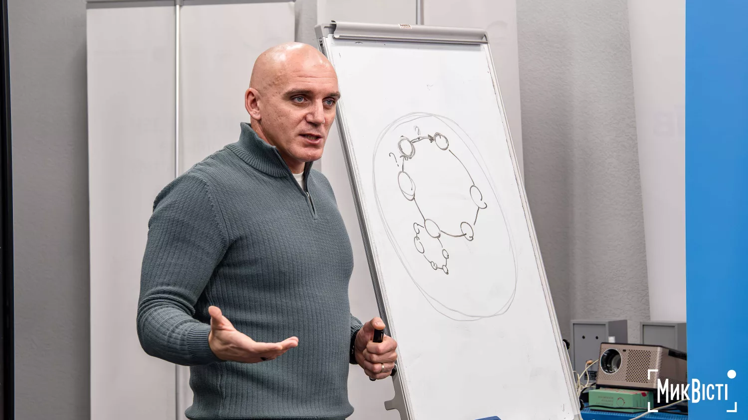 У міськраді Миколаєва молодь дивилась фільм про діяльність НАБУ і САП «Після ери мовчання». Фото: «МикВісті»