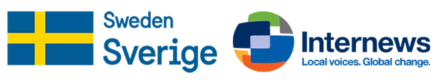 Підтримано Швецією та Internews