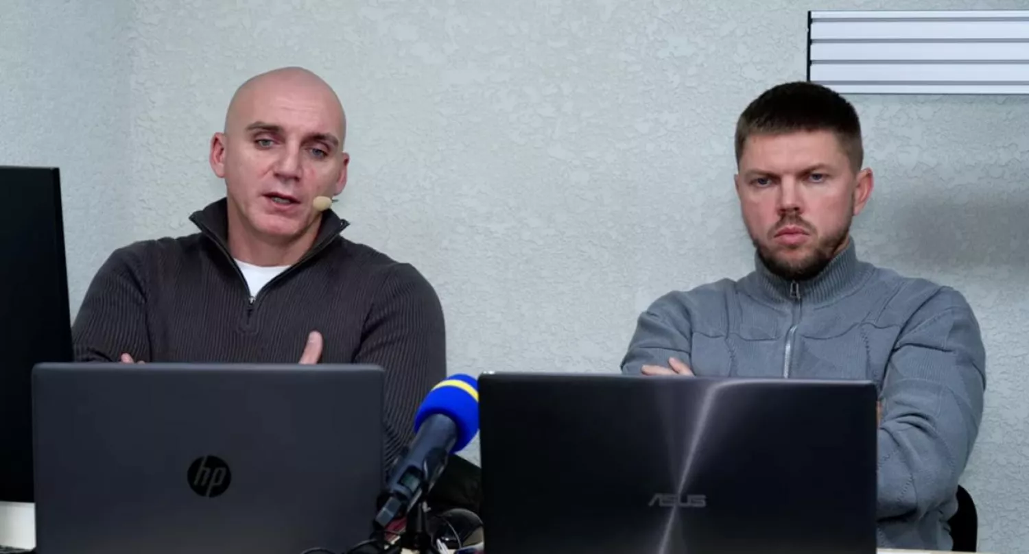 Мер міста Олександр Сєнкевич та секретар Миколаївської міської ради Дмитро Фалько на сесії 30 грудня. Скриншот з відео