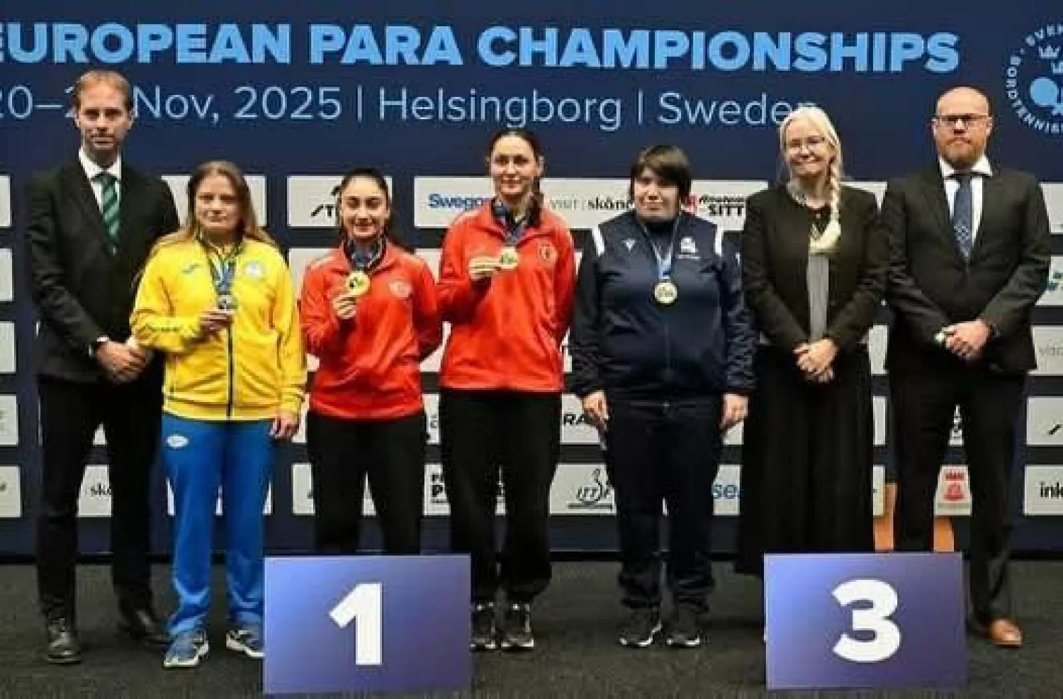 Спортсменки Миколаївщини стали призерками чемпіонату Європи з паранастільного тенісу. Фото: Миколаївська ОВА