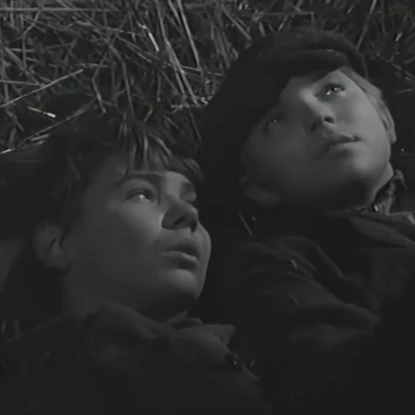 Кадри з радянського фільму «Будь-якою ціною», на яких зоображено Шуру та Вітю. Скриншот з кінострічки «МикВісті»