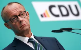 Фрідріх Мерц виступив проти передачі заморожених російських активів США. Фото: EPA/UPG