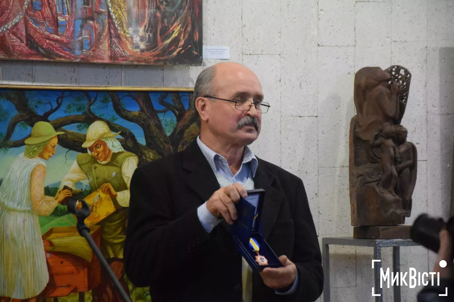 У Миколаєві відкрили виставку до 55-річчя обласної Спілки художників України. Фото: «НикВести»