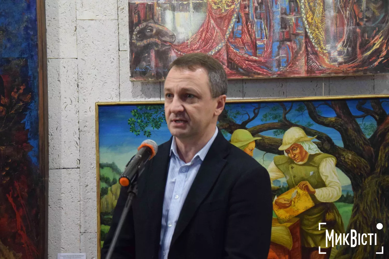 У Миколаєві відкрили виставку до 55-річчя обласної Спілки художників України. Фото: «НикВести»