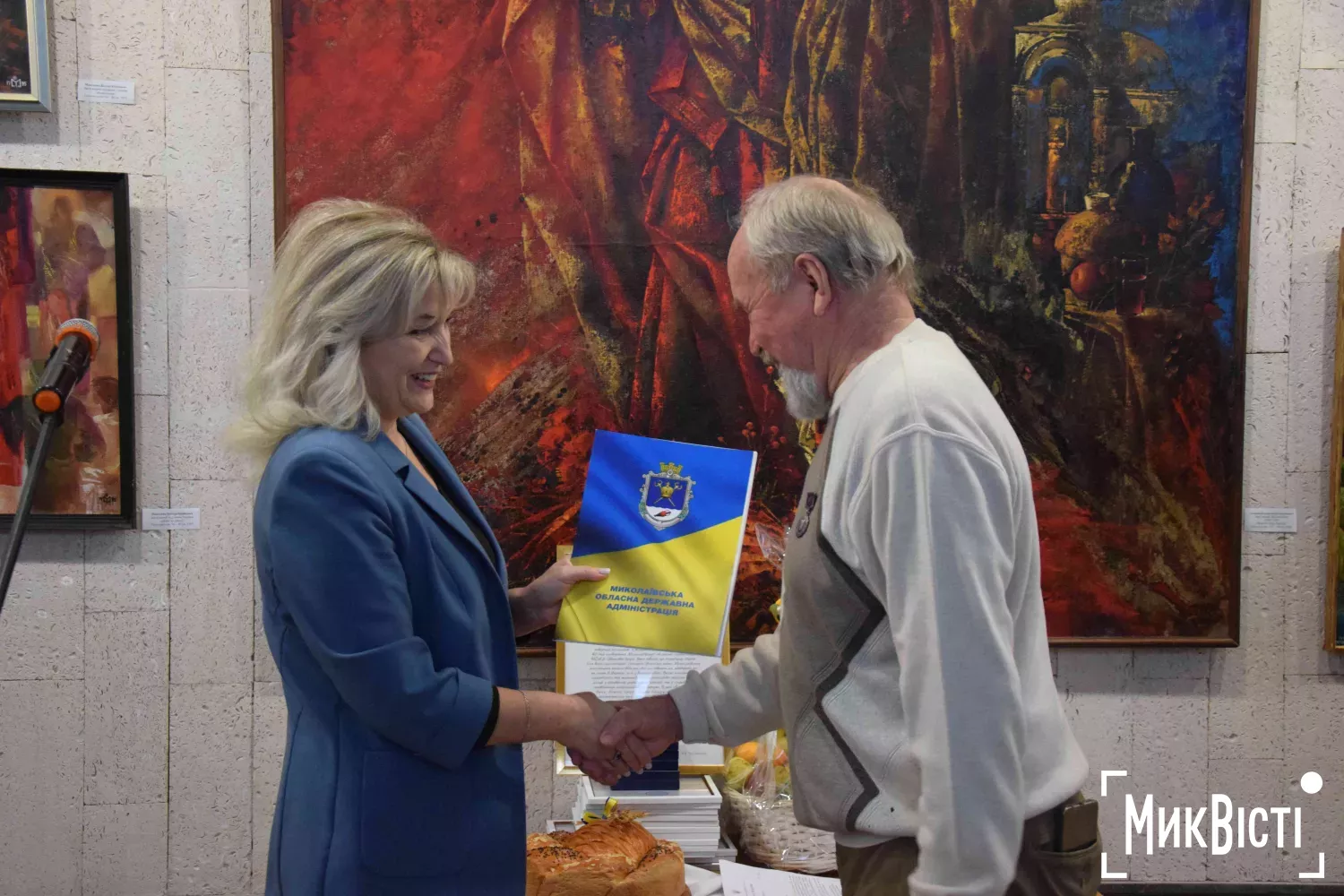 У Миколаєві відкрили виставку до 55-річчя обласної Спілки художників України. Фото: «НикВести»