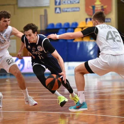 «Ніко-Баскет» поступився «Харківським Соколам» у матчі Суперліги. Фото: Федерація баскетболу України