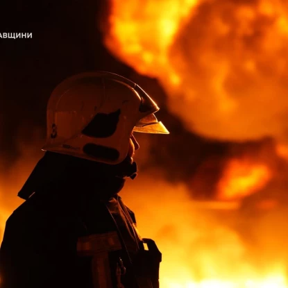 РФ масовано атакувала інфраструктуру Полтавщини. Фото: ДСНС