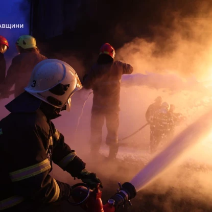 РФ масовано атакувала інфраструктуру Полтавщини. Фото: ДСНС