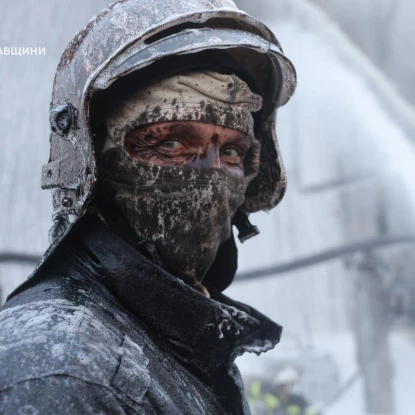 РФ масовано атакувала інфраструктуру Полтавщини. Фото: ДСНС