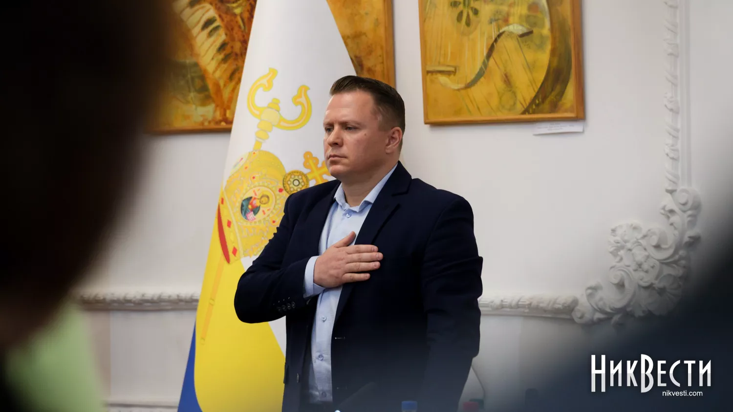 Антон Табунщик отримав від президента орден «За заслуги». Фото: «НикВести»